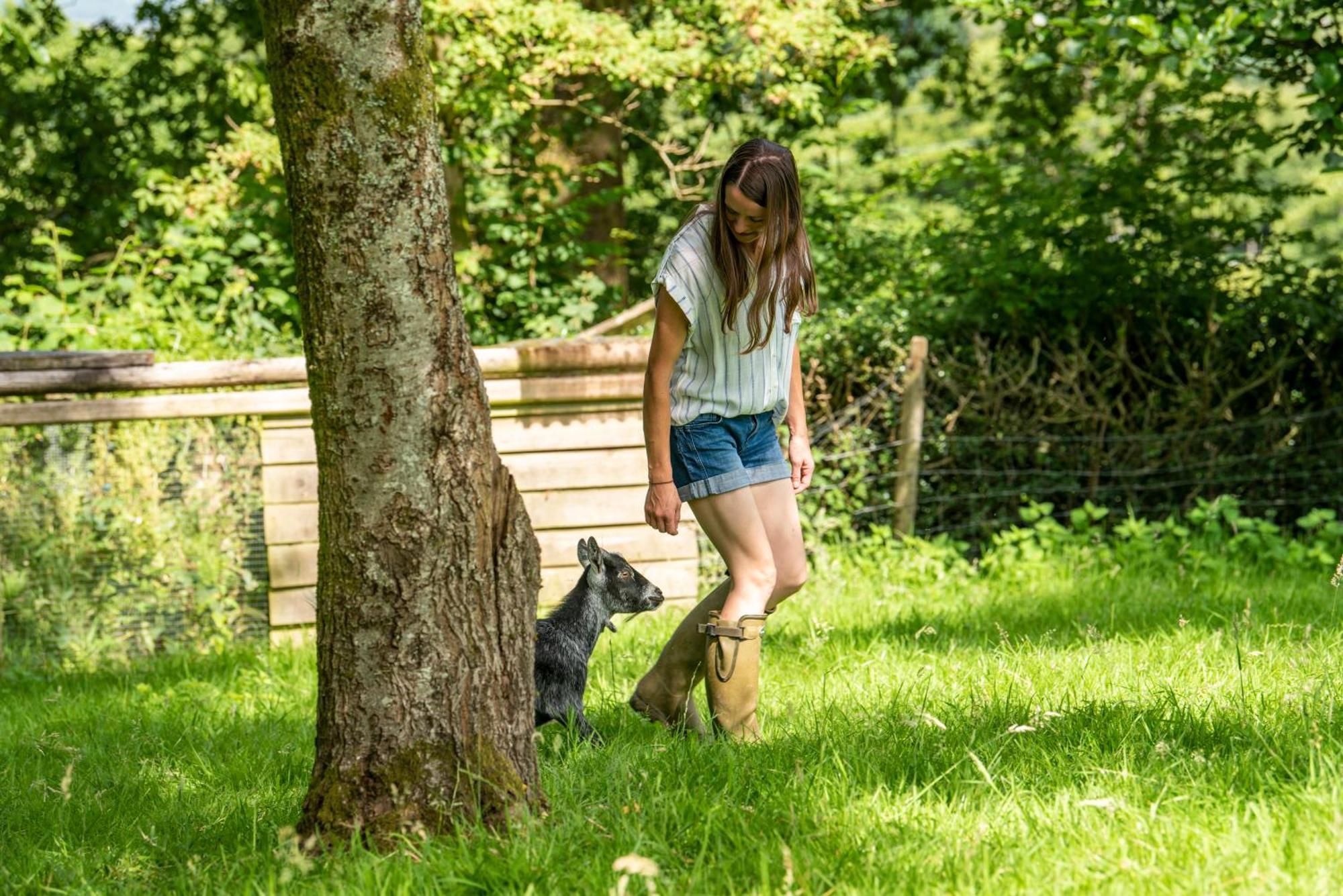 Gilfach Gower Farm Luxury Yurt With Hot Tub Hotell Ammanford Eksteriør bilde