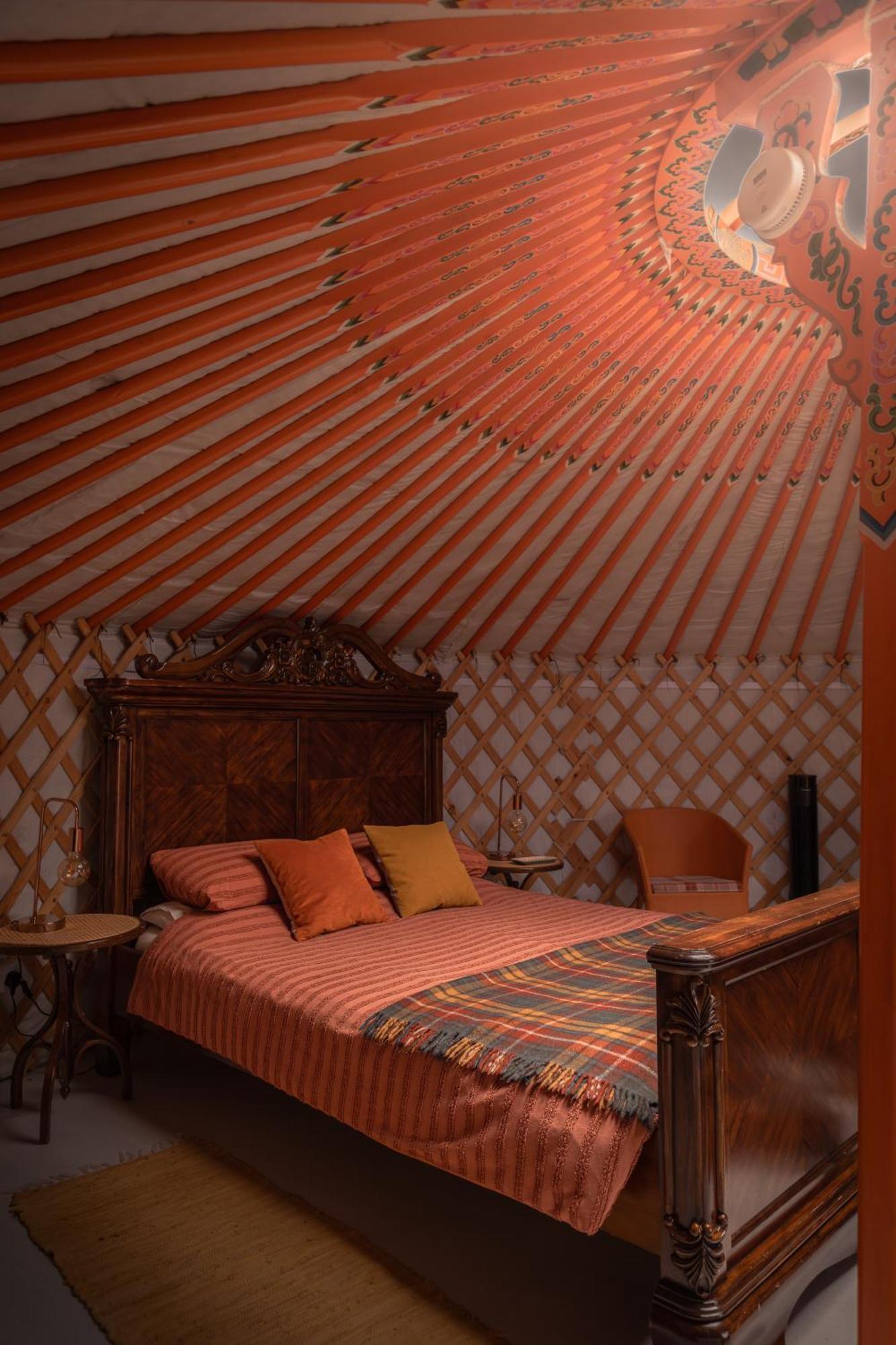 Gilfach Gower Farm Luxury Yurt With Hot Tub Hotell Ammanford Eksteriør bilde