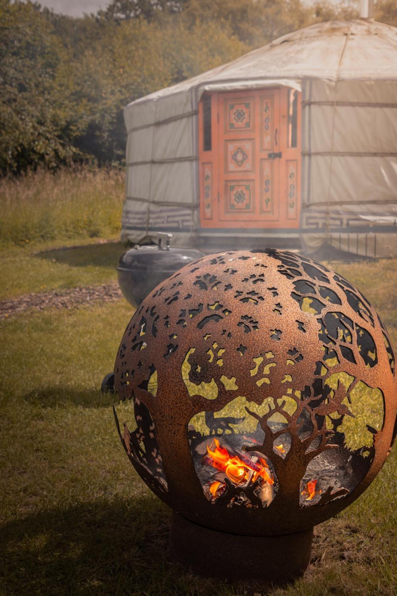Gilfach Gower Farm Luxury Yurt With Hot Tub Hotell Ammanford Eksteriør bilde