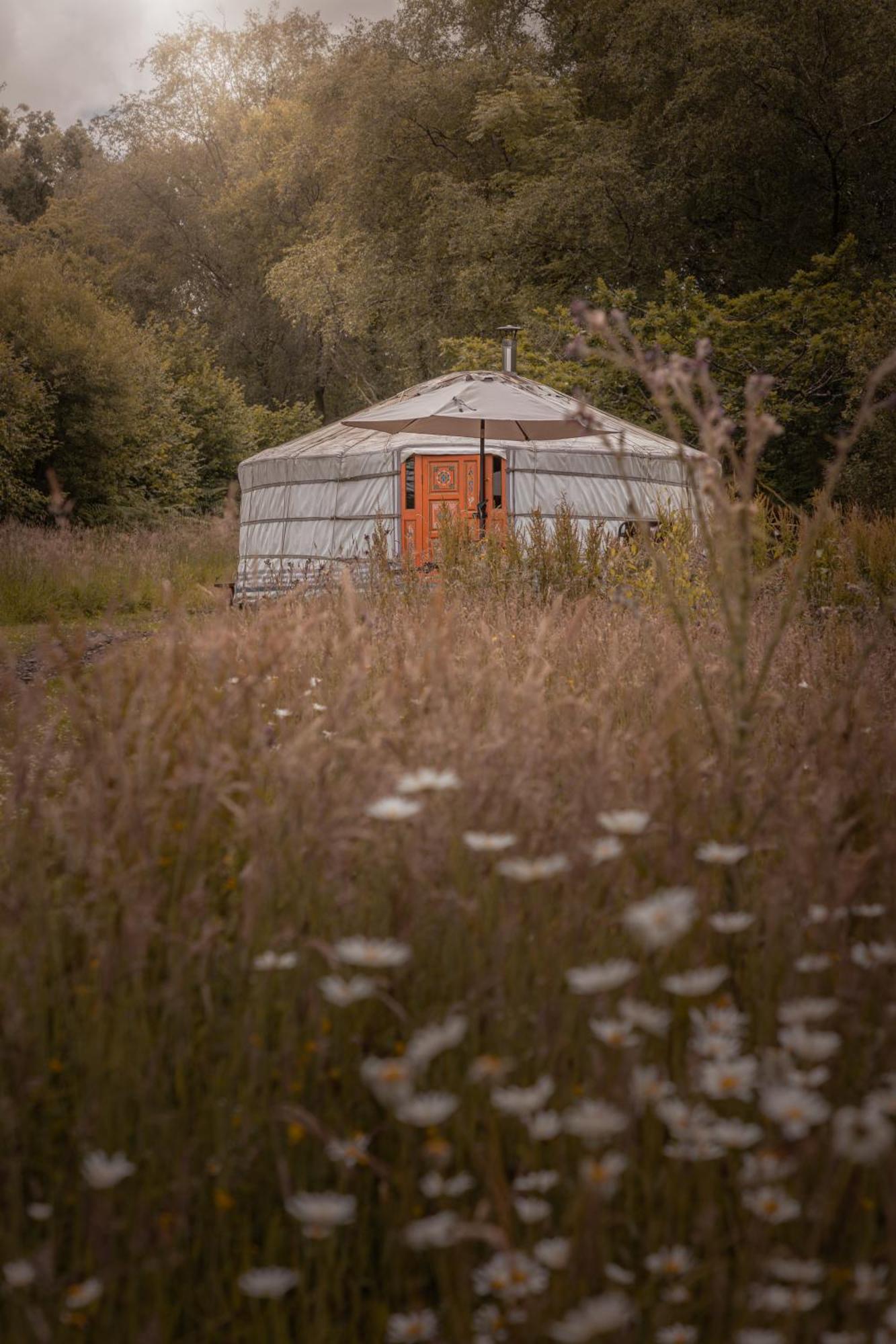 Gilfach Gower Farm Luxury Yurt With Hot Tub Hotell Ammanford Eksteriør bilde