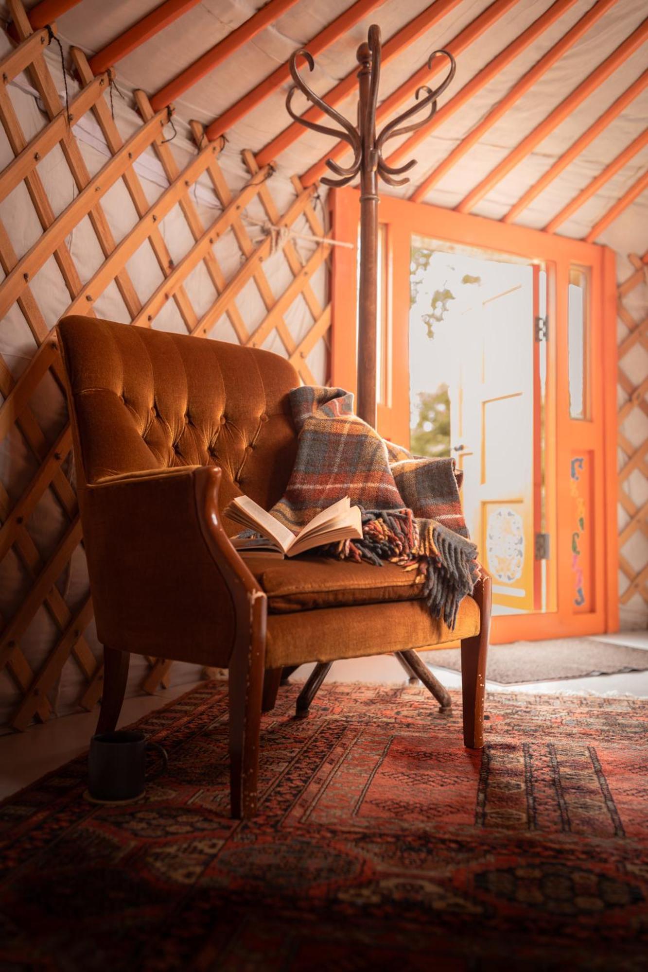 Gilfach Gower Farm Luxury Yurt With Hot Tub Hotell Ammanford Eksteriør bilde